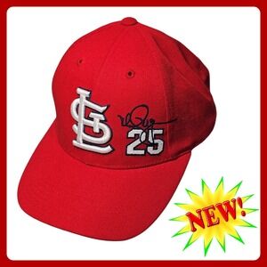 Vintage Mark McGwire‎ St. Louis Cardinals Snapback Hat #25 Twins Enterprise MLB